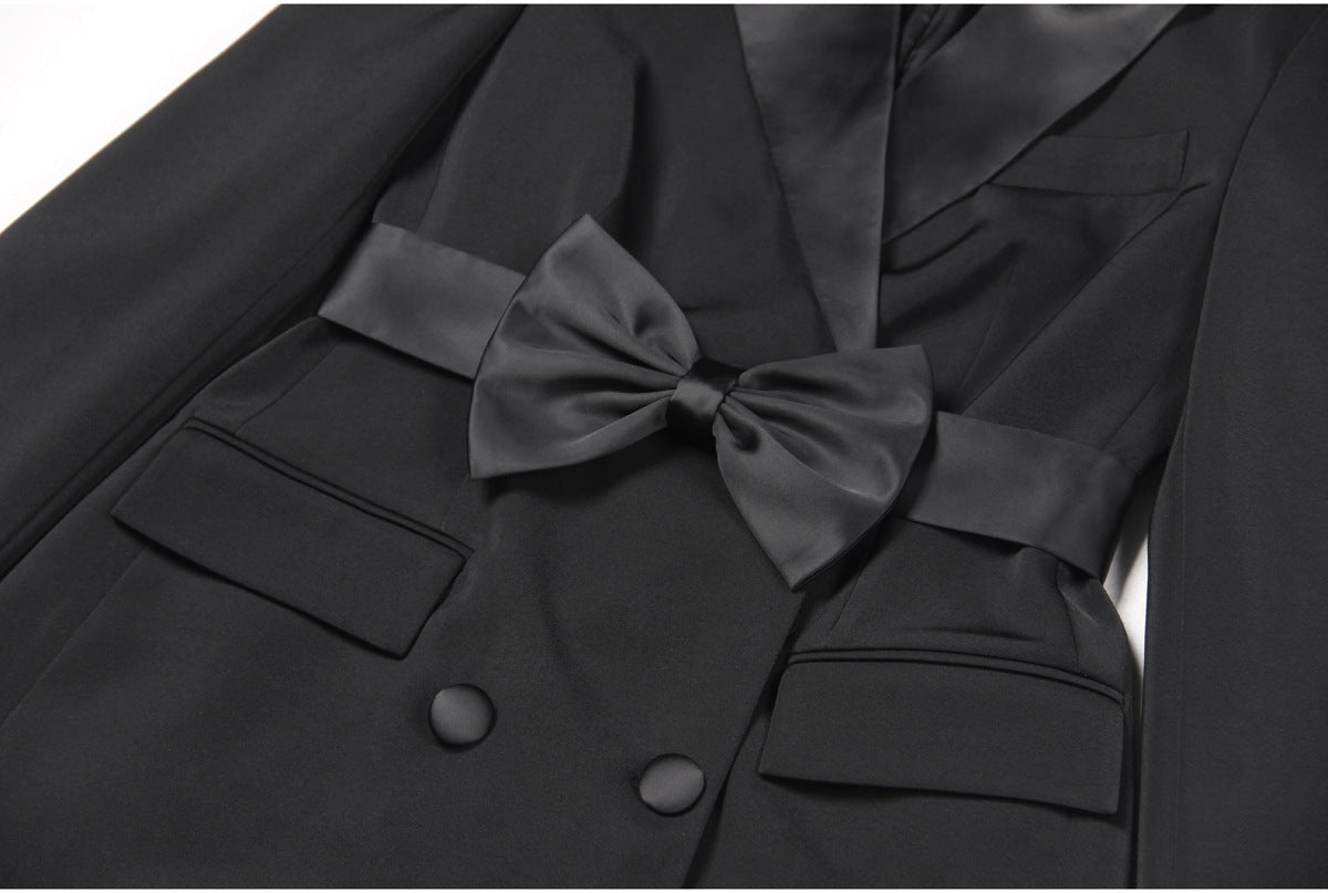 Kalessi Fiyonklu Blazer Mini Elbise