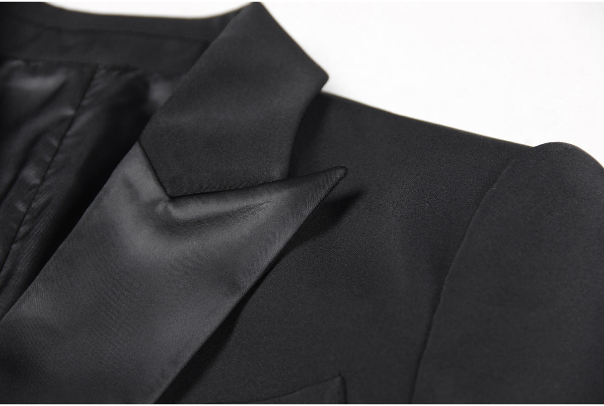 Kalessi Fiyonklu Blazer Mini Elbise