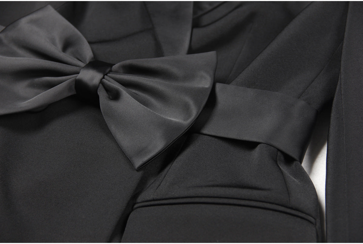 Kalessi Fiyonklu Blazer Mini Elbise