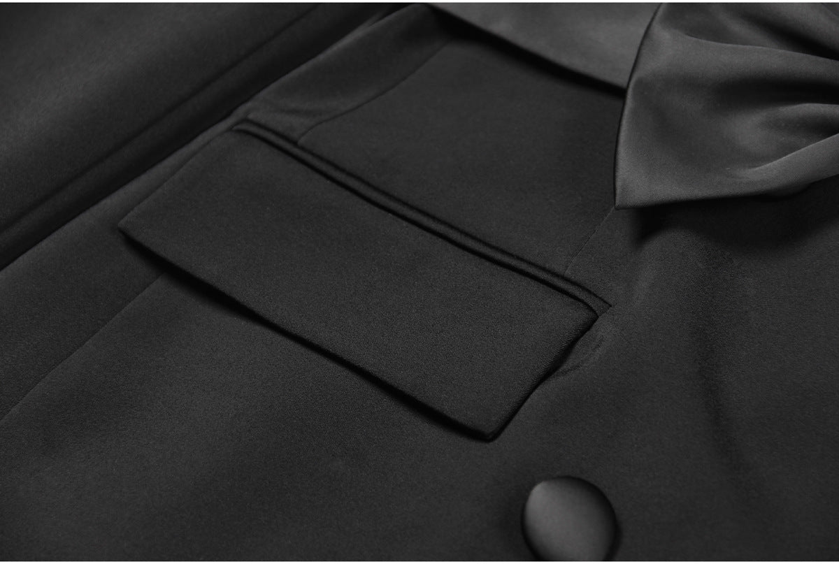 Kalessi Fiyonklu Blazer Mini Elbise