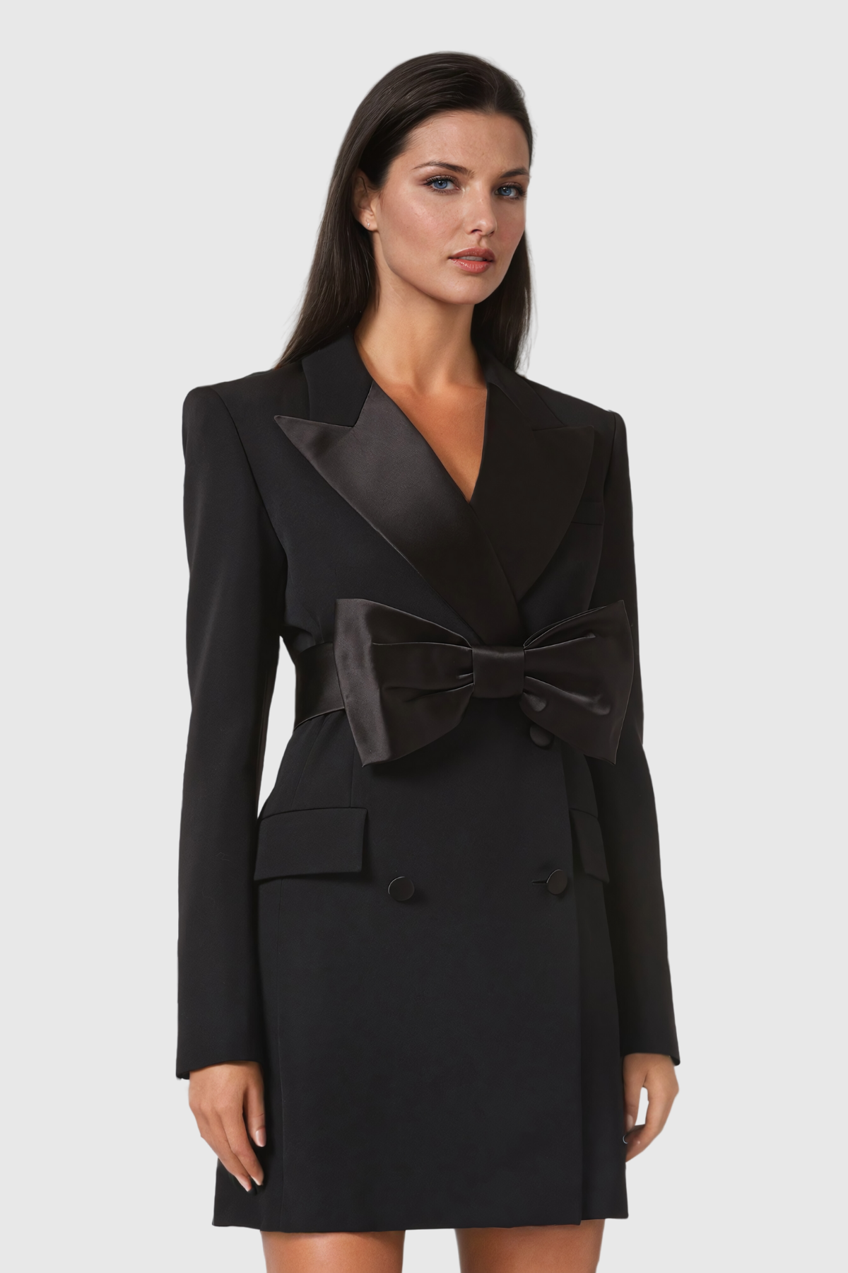 Kalessi Fiyonklu Blazer Mini Elbise