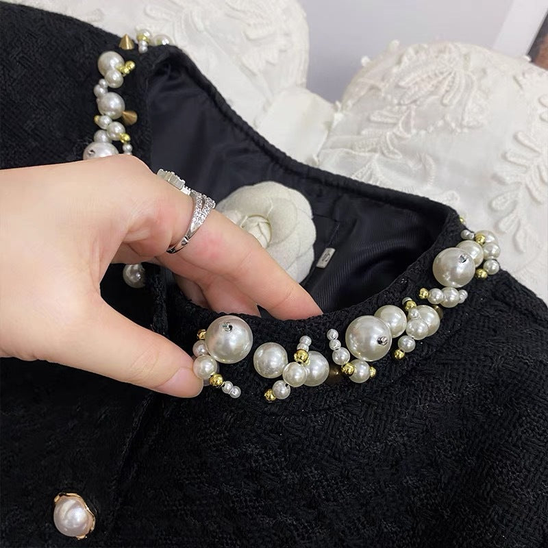 Leop İnci Süslemeli Takım