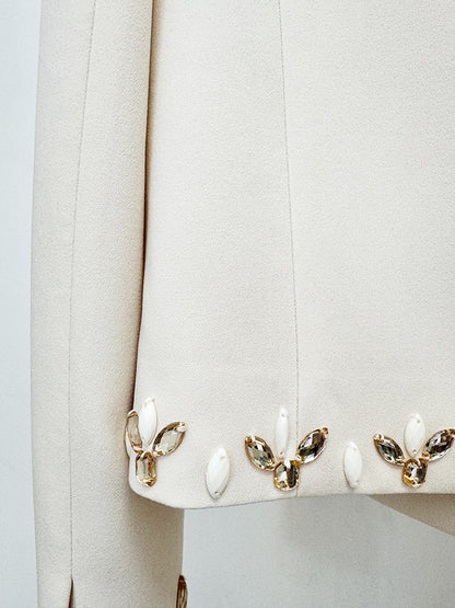 Bejna Yırtmaçlı Etek Blazer Takımı