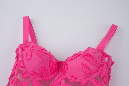 Adeon Pembe Midi Elbise