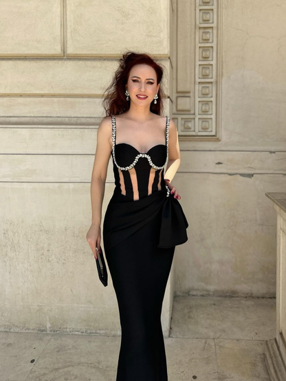 Aroa Kristalli Maxi Elbise
