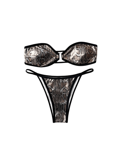 Oscar Yılan Baskılı Bikini