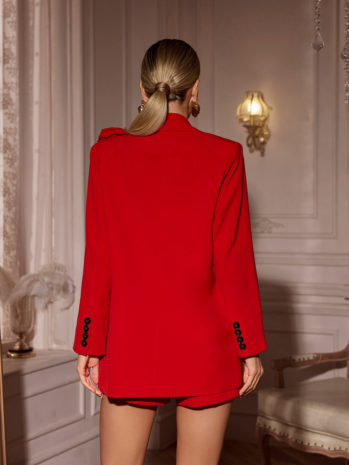 Tambi Çiçekli Blazer Takımı