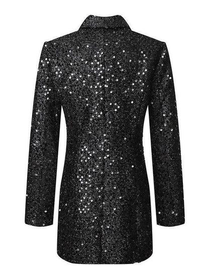 Zinnia Payetli Blazer Elbise